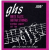 GHS Brite Flats struny do gitary elektrycznej, Extra Light, .009-.042