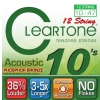 Cleartone struny do gitary akustycznej, 12strunowej 10-47 bronze