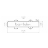 Bartolini 57CBJD-S1 - Jazz Bass przetwornik, Dual In-Line Coil, 5-String, Neck