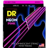 DR NEON Hi-Def Pink - struny do gitary basowej, 4-String, Heavy, .050-.110