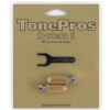 TonePros SNS1-N - Locking Studs, czci mostka do gitary, niklowane