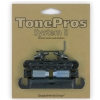 TonePros LPM04-B - Bridge and Tailpiece Set, mostek do gitary, czarny