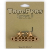 TonePros T3BP-SG - Tune-o-matic Bridge, mostek do gitary, satynowy zoty
