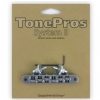 TonePros TP6R-C - Tune-o-matic Bridge, Roller Saddles, mostek do gitary, chromowany