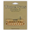 TonePros TP7-G - Tune-o-matic Bridge, 7-strun, mostek do gitary, złoty