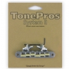 TonePros TP6G-C - Tune-o-matic Bridge, G-Formula Saddles, mostek do gitary, chromowany