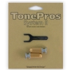 TonePros MSPRS-C - Locking Studs, czci mostka do gitary, chromowane