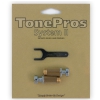 TonePros SCS1-C - Locking Studs, czci mostka do gitary, chromowane