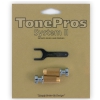 TonePros SCM1-C - Locking Studs, czci mostka do gitary, chromowane
