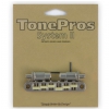 TonePros TPFPG-N - Tune-o-matic Bridge, G Formula Saddles, mostek do gitary, niklowany