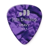 Dunlop Genuine Celluloid Classic Picks, Refill Pack, zestaw kostek gitarowych, purple, heavy