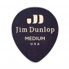 Dunlop Genuine Celluloid Teardrop Picks, Player′s Pack, zestaw kostek gitarowych, black, medium