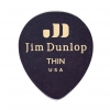 Dunlop Genuine Celluloid Teardrop Picks, Player′s Pack, zestaw kostek gitarowych, black, thin