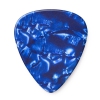Dunlop Genuine Celluloid Classic Picks, Player′s Pack, zestaw kostek gitarowych, perloid blue, heavy