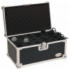 Rockcase RC-23221-B Flight Case - for 20 Microphones, incl. Accessory Compartment, futera na mikrofony i akcesoria