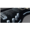 RockBass Corvette Basic 5-str. Solid Black High Polish, Fretless - Medium Scale gitara basowa