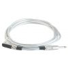RockCable kabel instrumentalny - angled TS (6.3 mm / 1/4), silver - 3 m / 9.8 ft.,