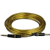 RockCable kabel instrumentalny - straight TS (6.3 mm / 1/4), gold - 3 m / 9.8 ft.