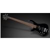 RockBass Streamer LX 4-String, Black Solid High Polish, Active, Fretted, Lefthand gitara basowa
