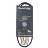 RockCable przewd mikrofonowy  - XLR (male) / XLR (female), color coded - 1 m / 3.3 ft.
