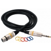 RockCable przewd mikrofonowy  - XLR (female) / TRS Plug (6.3 mm / 1/4), color coded - 6 m / 19.7 ft.