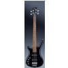 RockBass Corvette Basic 4-String, Black Solid High Polish, Active, Fretted, Lefthand, Short Scale gitara basowa