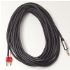 RockCable przewd gonikowy - Banana Plug (4 mm) / straight TS Plug (6.3 mm) - 15 m / 49.2 ft.