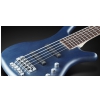 RockBass Corvette Basic 5-str. Ocean Blue Transparent Satin, Fretted gitara basowa