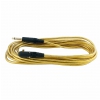 RockCable kabel instrumentalny - angled TS (6.3 mm / 1/4), gold - 6 m / 19.7 ft.