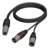 Adam Hall Cables REF 735 150 - Kabel audio XLR eski - 2 x XLR mskie, 1,5 m