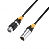 Adam Hall Cables K 4 DGH 1000 IP 65 - Kabel DMX i AES/EBU: 5-stykowe, mskie XLR - eskie XLR, IP65, 10 m