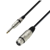 Adam Hall Cables K3 MFP 0300 - przewd mikrofonowy XLR eskie - jack mono 6,3 mm, 3 m
