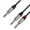 Adam Hall Cables K4 YVPP 0600 - Kabel audio REAN jack stereo 6,3 mm - 2 x jack mono 6,3 mm, 6 m