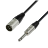Adam Hall Cables K4 MMP 0150 - przewd mikrofonowy REAN XLR mskie - jack mono 6,3 mm, 1,5 m