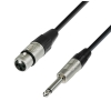 Adam Hall Cables K4 MFP 0600 - przewd mikrofonowy REAN XLR eskie - jack mono 6,3 mm, 6 m