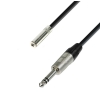 Adam Hall Cables K4 BYV 0300 - Przeduacz suchawkowy gniazdo jack stereo 3,5 mm - wtyczka jack stereo 6,3 mm, 3 m