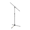 Adam Hall Stands S 10 B - Tripod Microphone Stand with Boom Arm and Locking Leg