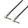 Adam Hall Cables K3 IRR 0015 - Kabel instrumentalny jack mono 6,3 mm wtyczka ktowa - jack mono 6,3 mm wtyczka ktowa, 0,15 m