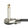 Adam Hall Cables K 4 IRR 0050 FL - Kabel instrumentalny z bardzo paskimi wtyczkami ktowymi jack mono 6,35 mm, 50 cm