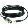 Klotz kabel XLRf / mini TRS 3m