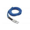 Hosa 3GT-18C2 kabel gitarowy CLOTH Blue/Green/White, 5.5m