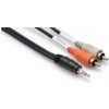 Hosa CMR-210 kabel breakout TRS 3.5 - 2 x RCA, 3m
