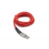 Hosa 3GT-18C3 kabel gitarowy CLOTH Red/Green, 5.5m