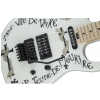 Charvel Warren DeMartini USA Signature Frenchie, Maple Fingerboard, Snow White with Frenchie Graphic gitara elektryczna