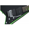 Jackson X Series Rhoads RRX24, Rosewood Fingerboard, Black with Neon Green Bevels gitara elektryczna