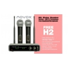 Novox Free H2 mikrofon bezprzewodowy podwjny dorczny, zakres cz. UHF 470 MHz-786 MHZ, zasig do 100m
