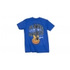 Gibson Played By The Greats T Royal Blue Large koszulka