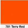 Lee 781 Terry Red filtr barwny folia - arkusz 50 x 60 cm