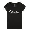 Fender Spaghetti Logo Women′s Tee, Black, Large koszulka