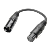 Adam Hall Cables K3 DHM 0020 - Adapter DMX 5-stykowe XLR eskie - 3-stykowe XLR mskie, 0,2 m